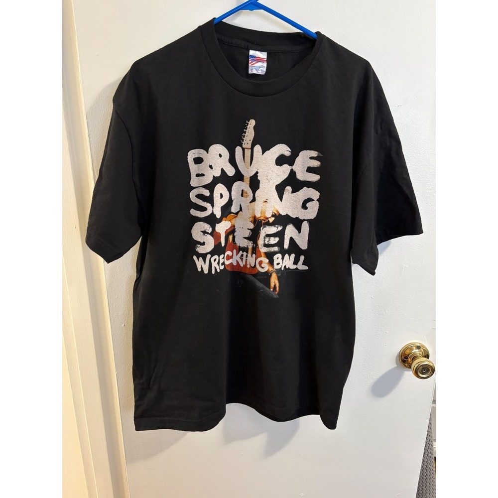 Bruce Springsteen "Wrecking Ball" Tour Black T-Shirt Size XL